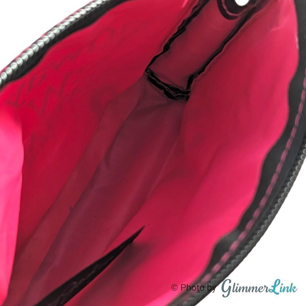 Jay Joshua NY Pink Black White Cosmetic Pouch Bag - Picture 9 of 10